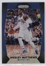 2017-18 Panini Prizm Blue Prizm 10/199 Wesley Matthews #95 08kw