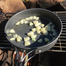 Camping Frying Pan with Nonstick for surface Compact and Easy to Clean