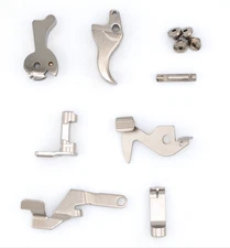 For Sig Sauer P226, P229, P228,  Nickel Parts Kit w/ Skeletonized Hammer/Trigger
