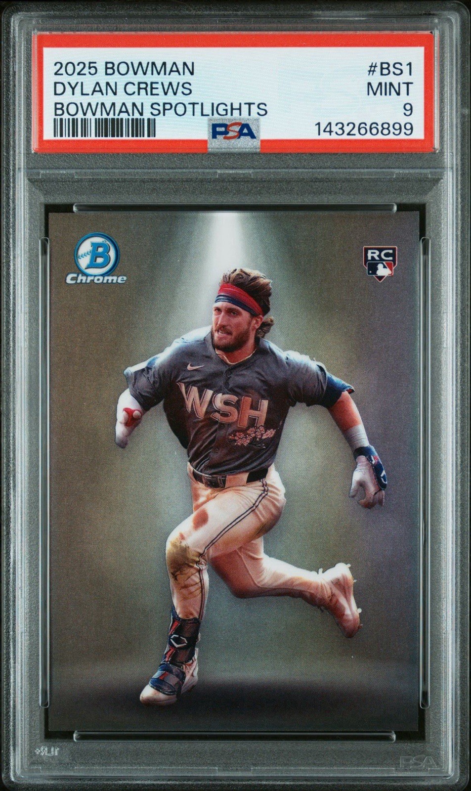 2025 Bowman Dylan Crews Bowman Spotlights #BS1  Rookie SSP PSA 9