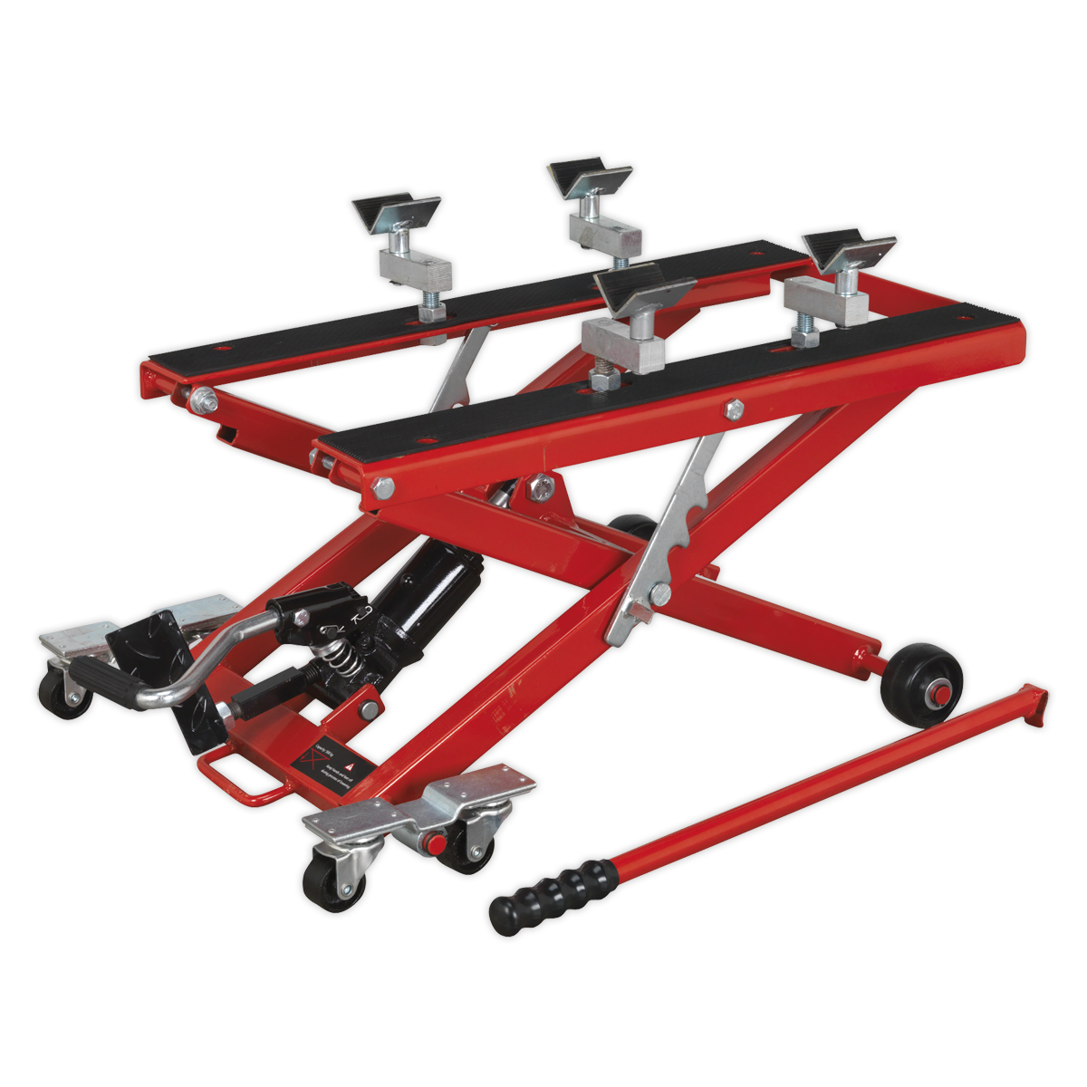 Sealey Scissor Motorcycle Lift With Frame Supports Capacity 500kg MC4500