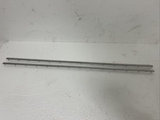 1971-1973 Mustang Deluxe Interior Door Panel Trim Molding Chrome - Pair