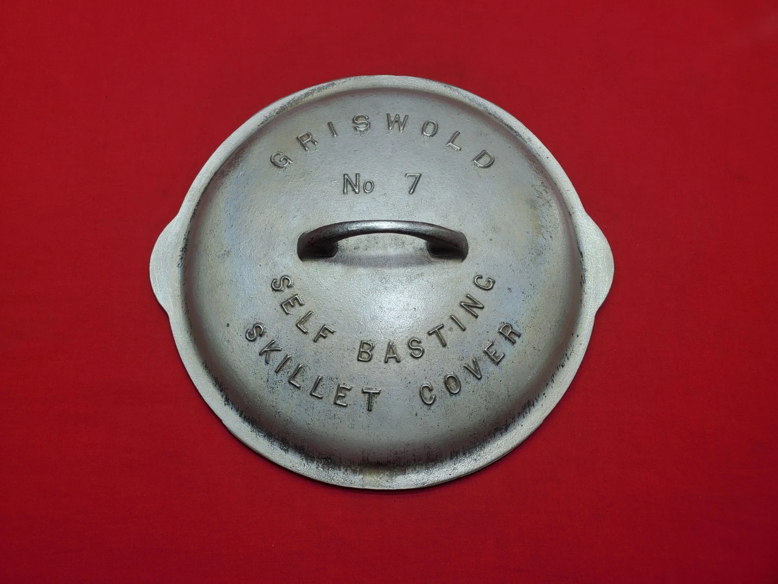 Griswold Low Dome Raised Letter Skillet Cover Self Basting Lid #467
Opens in a new window or tab