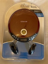 NIP Craig Personal Stereo Programmable CD / CD-R Player  Headphones Red CD 2808