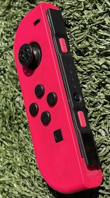 Nintendo Switch Joy-Con Controller Neon Red OEM Tested Works 
