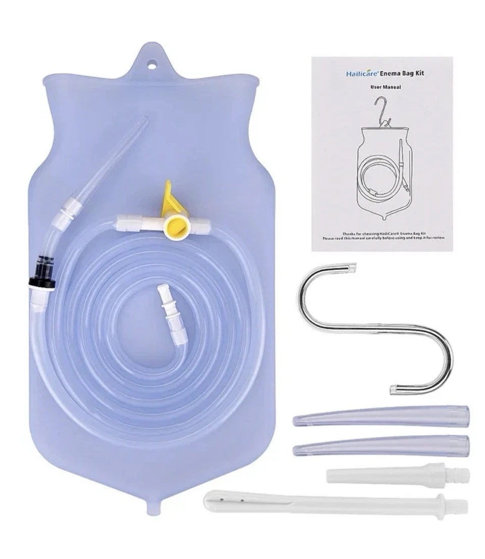 2L Reusable Silicone Water Bag Enema Kit Colonic Irrigation Cleanse Health Care
Opens in a new windo