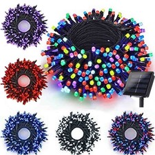 100 LED Solar powered String Lights Outdoor Garden Party Xmas Fairy Wedding Lamp