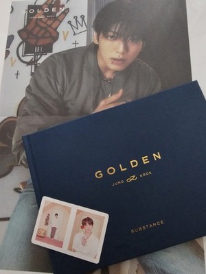 BTS Jungkook [Golden] Fotobuch + Poster + MOTS: Persona Lomo Card
