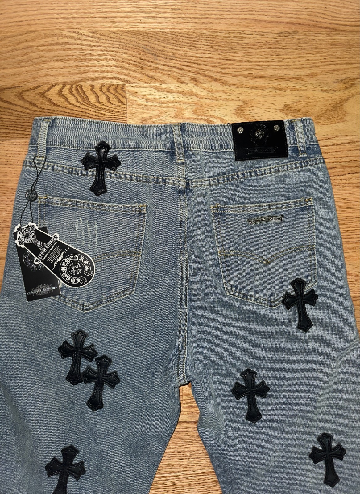 Chrome Hearts Cross Patch  Jeans - image 5