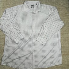 Shaquille O'Neal Big Fit Cooling Stretch Shirt XLG 18.5 34/35 Long Sleeve Cotton