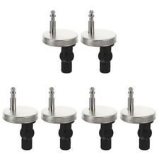 Set of 3 Toilet Seat Parts Hinge Quick Release Hinges Rv Quick-release Fixing