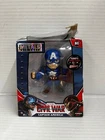METAL FIG DIE CAST #M45 MARVEL CAPTAIN AMERICA 4" METAL ACTION FIGURE NIB Boxing