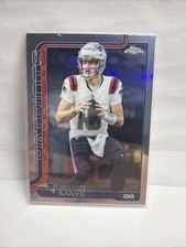 DRAKE MAYE Base 2025 Topps Chrome Football #207 Patriots