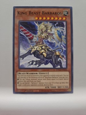 King Beast Barbaros ETCO-EN030 Eternity Code 1st Edition