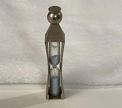 Vintage Meprospan Hourglass Timer Wallace Laboratories Pharma Medical Promo MCM