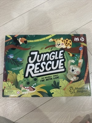 Jungle Rescue - Cute Preschool Board Games for Kids, Toddler Fine Motor Skill...