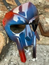 MF DOOM Gladiator Mask Madvillain 18G Mild Steel Face Armor Replica | Fully Wear