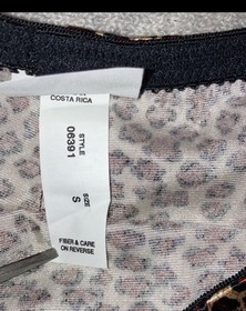 Vintage Nip Tuck Boost Leopard Print Second Skin Satin Girdle Sissy Panties S