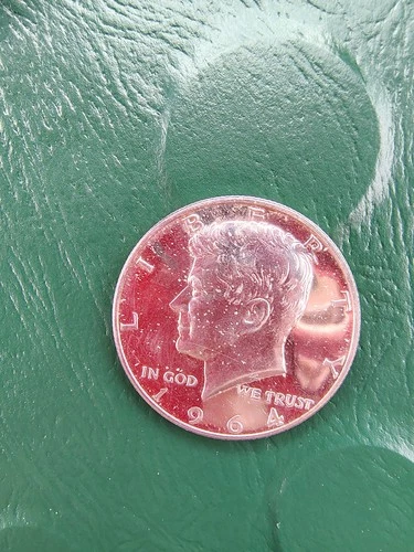 1964 Kennedy Half Dollar 90% Silver Uncirculated Coin