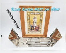 WW1 Antique Surgical Medical Metal Case Tool Set 1912 Field Gear Military Canvas