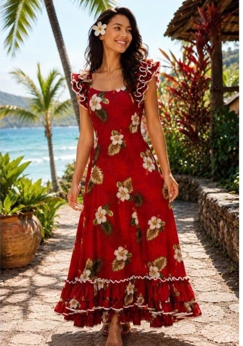 pacific legend casual dresses 313-3238 Blue Pacific Legend Ladies Sarong Dress-313-3238 Bl