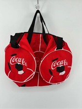 NEW Coke Coca-Cola x FIFA Soccer Promotional Nylon Gym Bag Adjustable Straps