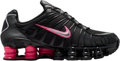 Nike Shox TL Womens Running Shoes (Off Noir/Hyper Pink/Metallic Silver) Size 7.5
