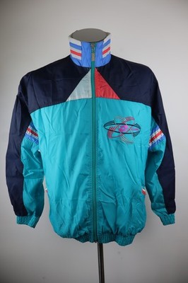 Lotto Sportjacke Herren Tg 3XL Vintage Casual Colorblock Logo
