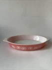 Vintage Pink Pyrex Oval Daisy Open Baker Casserole Dish 1.5 qt