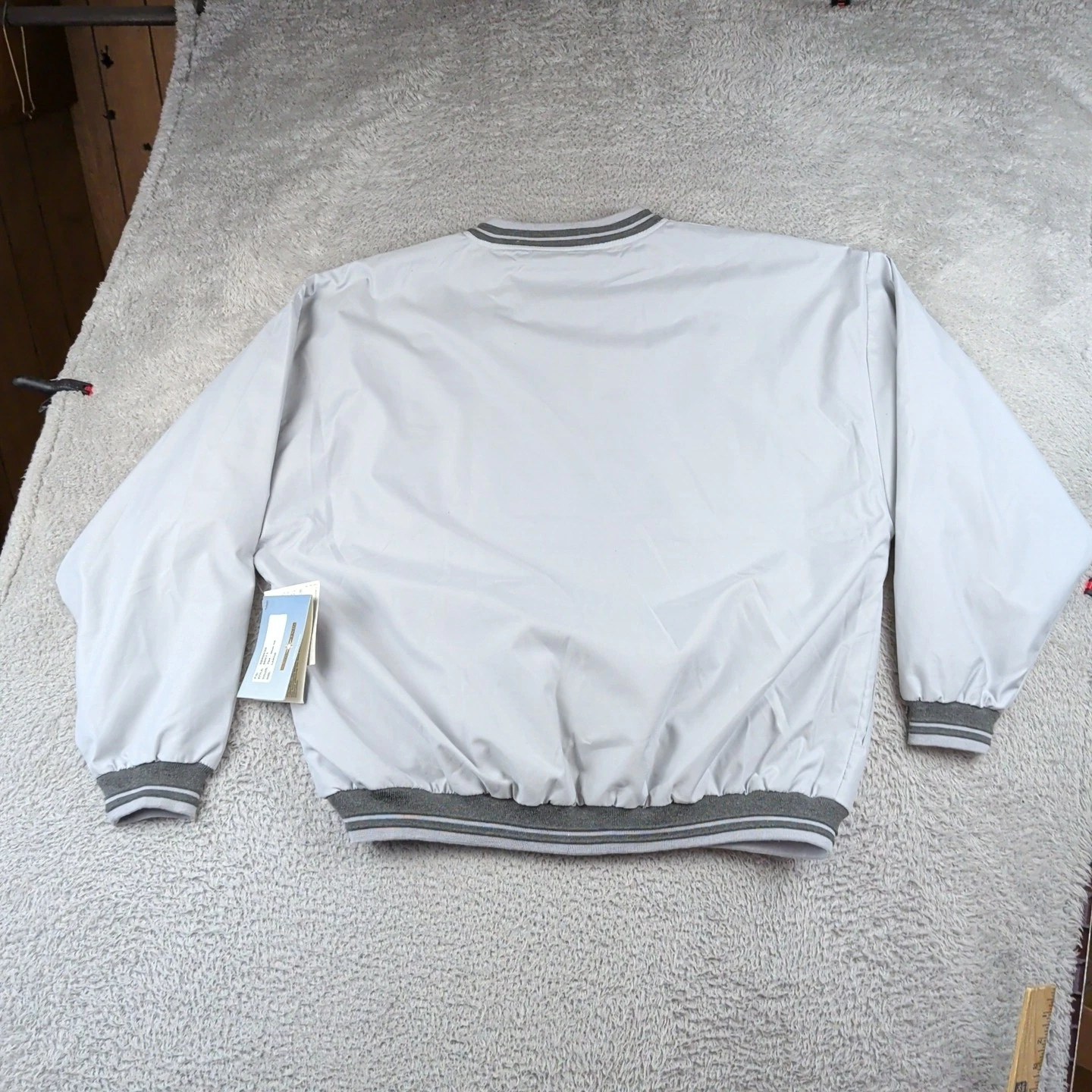 VTG Financial Windbreaker Pullover Mens L Gray Freddie Mac North End Micro Plus - product detail image 15