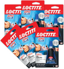 Loctite Super Glue Ultra Gel Control 6 Pack Durable No Drip Adhesive 1 oz