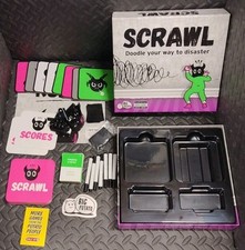 SCRAWL Doodle Your Way To Disaster Board Game