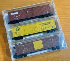 Micro-Trains Line (USA) Konvolut 3 x 50' Boxcars, neuwertig, Spur N