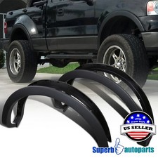 Fits 2004-2008 Ford F-150 Flareside 4pc Smooth Bolt On Fender Flares Pickup Fits 2004-2008 Ford F-150 Flareside 4pc Smooth Bolt On Fender Flares Pickup