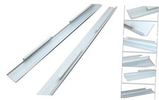 ZTL-Y-0117 Pair 1/8 Inches Thick Steel Rocker Panel Replacement Metallic