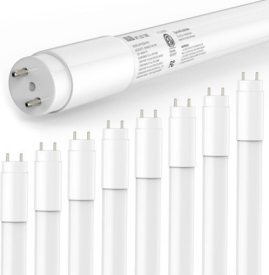 JESLED 4FT LED Shop Light 14W T8 Type A+B LED Tube Bulb Lamp 5000K F40T12 10PACK