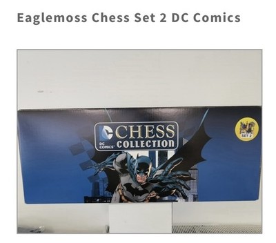 Eaglemoss DC Justice League Chess Set  Seal, Never Opened, NIB  Batman Superman