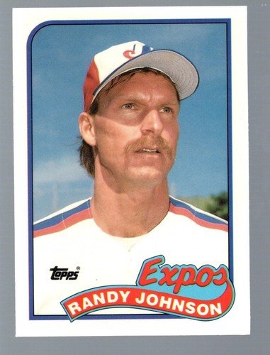 Randy Johnson #647 1989 Topps Tiffany card