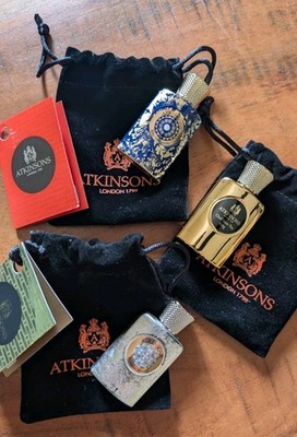 3 x Atkinsons Miniatur - Platinum Blend - Born for Eternity - Oud save the King 