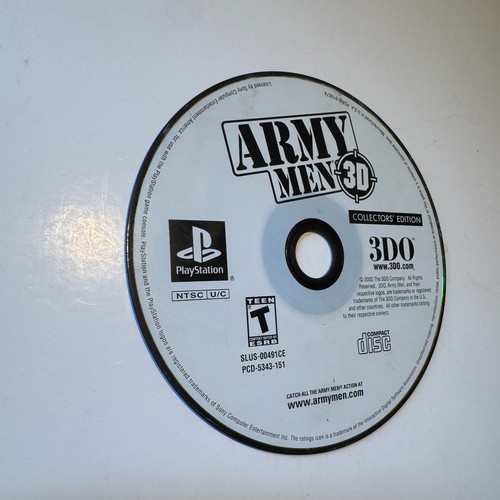 Army Men 3D (Playstation) - Guarantee TESTED WORKING ✅