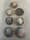 Barber Dime Lot Of 7 90% Silver