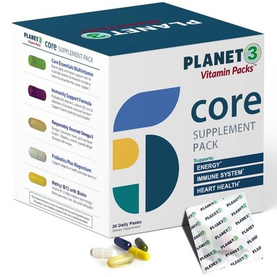 Daily Vitamin Packs for Men & Women   Immune, Energy & Heart Support with Vit...