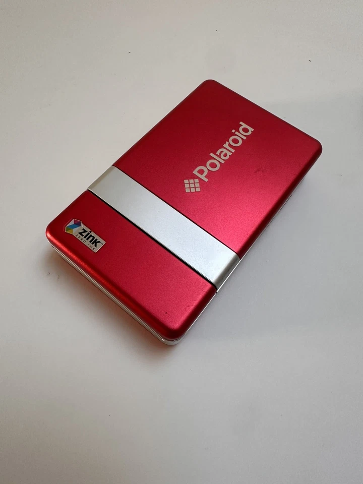 Polaroid PoGo Instant Mobile Printer Zink Zero Ink Tech + Power Supply - Red - Image 3 of 4