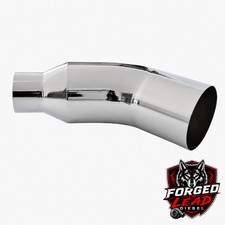 Ftl  5 To 7 Diesel Exhaust Elbow Tip Polished Chrome Finish