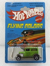 Blister Hot Wheels Vintage Flying Colors Verde A Ok Flames Tampo Corte Bw