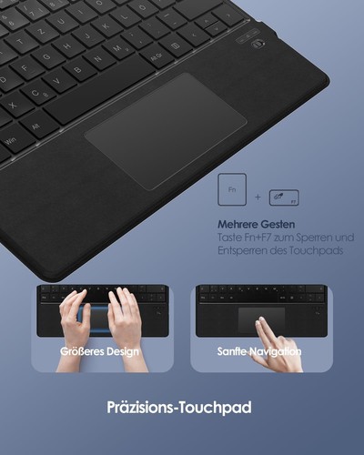 Qulose Surface Pro Tastatur für Microsoft Surface Pro 8/ Pro 9/ Pro X/Pro 11 - Bild 12 von 24