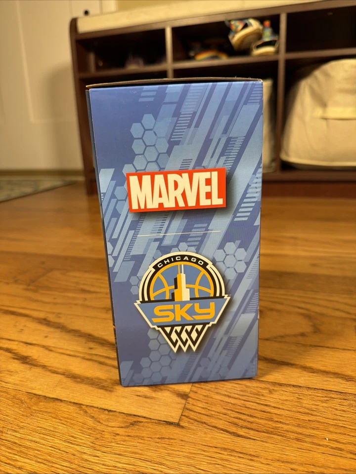 NEW Chicago Sky Courtney Vandersloot Bobblehead From The Marvel Superhero Game - Image 3 of 4