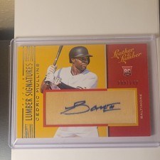 Panini 2019 Leather & Lumber Cedric Mullins Rookie Auto /149 #102 Orioles