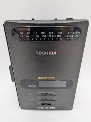 Toshiba Stereo Radio Cassette Player KT-4349 Fully Tested RARE | eBay