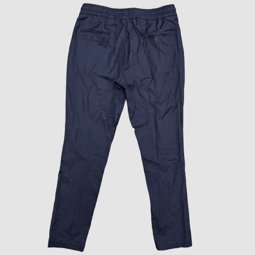 ISAIA Men's Blue Drawcord Wool Drawstring Dress Trousers Pants Size 50R - Picture 2 of 4
